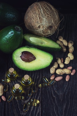 source of omega 3の写真素材