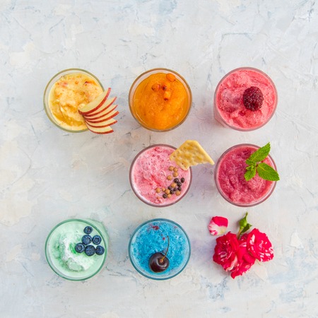 Different smoothie setの写真素材