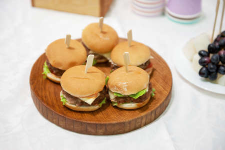 Tasty appetizers on the table