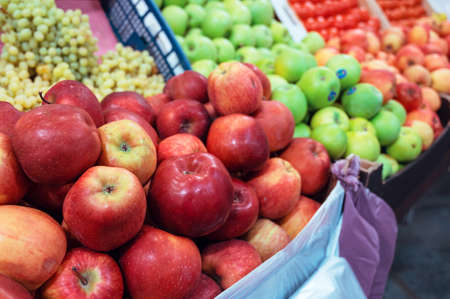 Assortment of fresh fruitsの写真素材