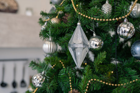 Christmas tree decorationの写真素材
