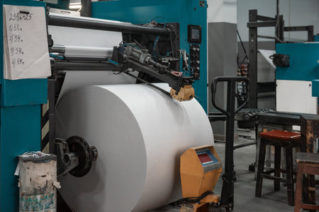 Printing house warehouse interiorの写真素材