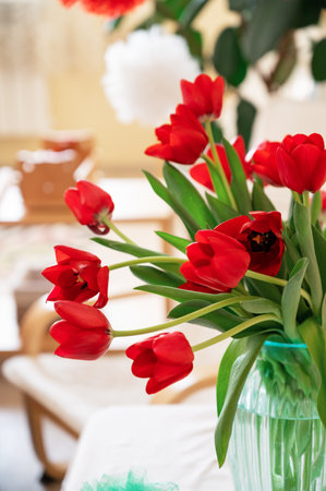 Bouquet of tulipsの写真素材
