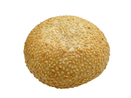 bun with sesame seedsの写真素材