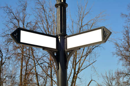 column with a pointerの写真素材