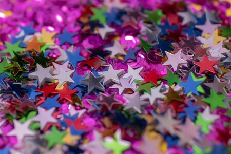 Close up selective focus of glitterの写真素材