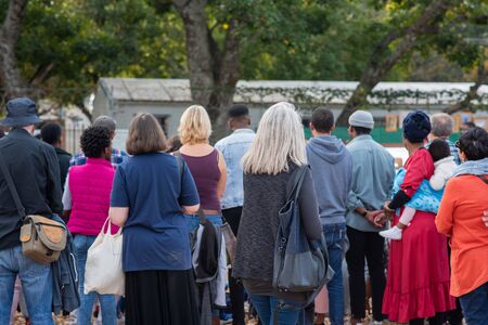 People watching a live performance