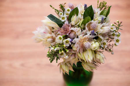 Close up shot of bouquet of flowersの写真素材