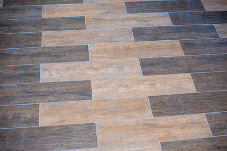 Close up shot of wooden flooring shot from high angle