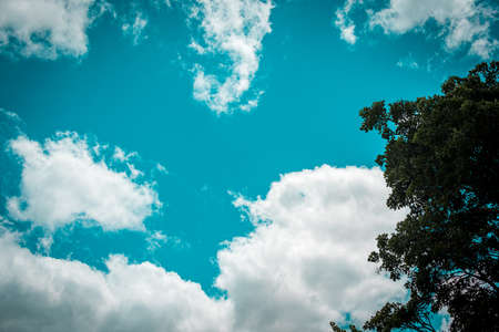Landscape shot of colourful skylineの写真素材