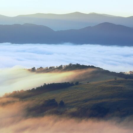 beautiful summer landscape  in Europeの写真素材