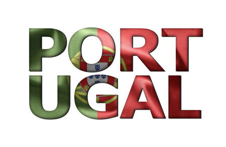 Portugal wordの写真素材