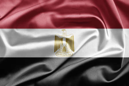 Flag of Egyptの写真素材