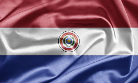 Paraguay Flag の写真素材