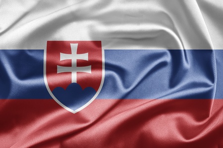 Flag of Slovakiaの写真素材