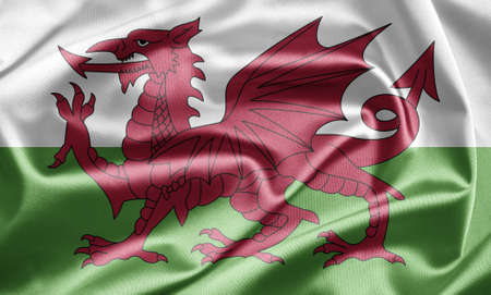 Flag of Wales の写真素材
