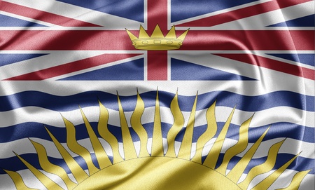 Flag of British Columbiaの写真素材