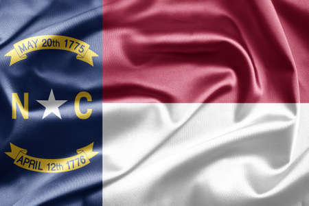 Flag of North Carolinaの写真素材
