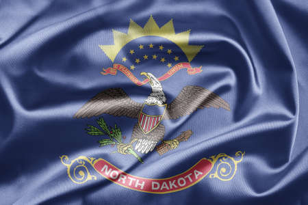 Flag of North Dakotaの写真素材