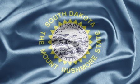 Flag of South Dakotaの写真素材