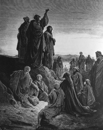 All the apostles in Jerusalem  1  Le Sainte Bible  Traduction nouvelle selon la Vulgate par Mm  J -J  Bourasse et P  Janvier  Tours  Alfred Mame et Fils  2  1866 3  France 4  Gustave Doréのeditorial素材