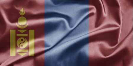 Flag of Mongoliaの写真素材