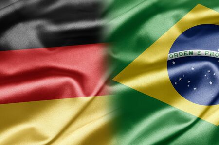 Germany and Brazilの写真素材