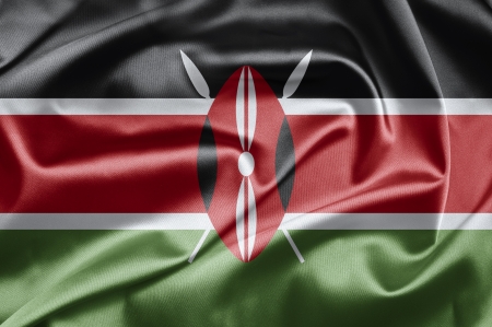 Flag of Kenyaの写真素材