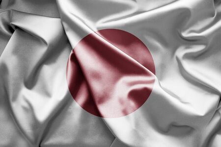 Flag of Japanの写真素材