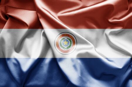 Flag of Paraguay の写真素材