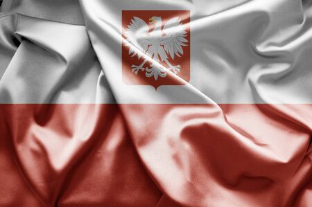 Flag of Poland の写真素材