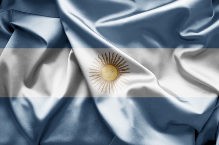 Flag of Argentinaの写真素材