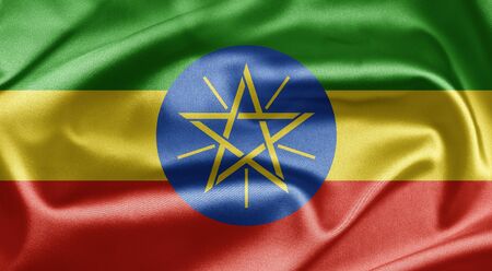 Flag of Ethiopiaの写真素材