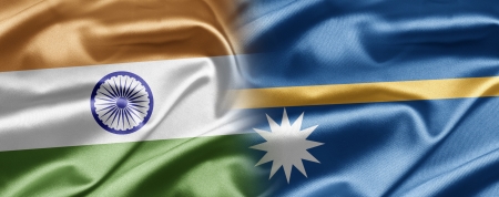 India and Nauruの写真素材