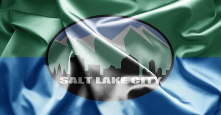 Flag of Salt Lake City  の写真素材