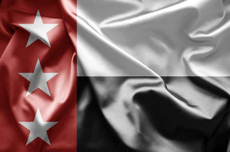 Flag of the Republic of the Rio Grande  の写真素材