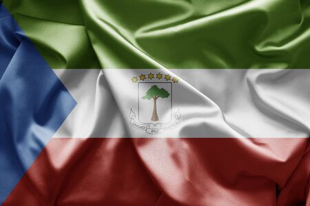Flag of Equatorial Guineaの写真素材