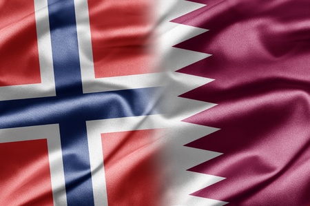 Norway and Qatarの写真素材