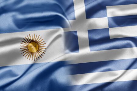 Argentina and Greeceの写真素材