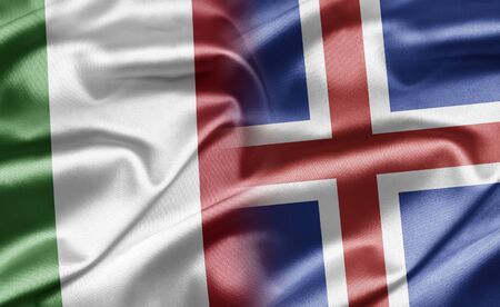Italy and Icelandの写真素材