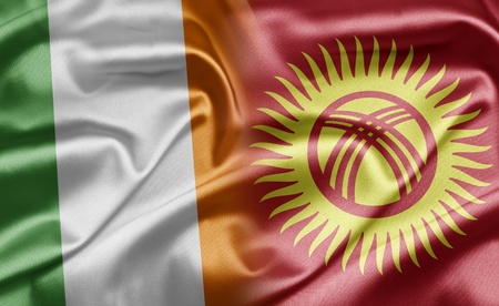 Ireland and Kyrgyzstanの写真素材