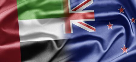 United Arab Emirates and New Zealandの写真素材
