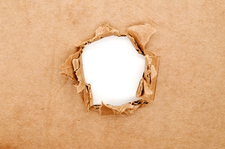 Torn cardboardの写真素材