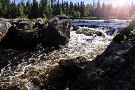 Mountain riverの写真素材