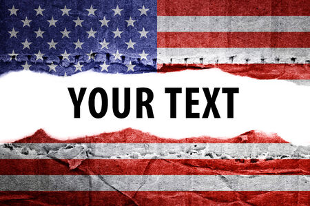 Flag  Text space の写真素材