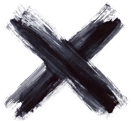 Grunge crossの写真素材