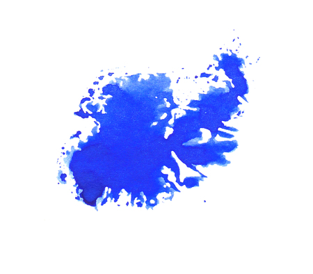 Blue blotの写真素材