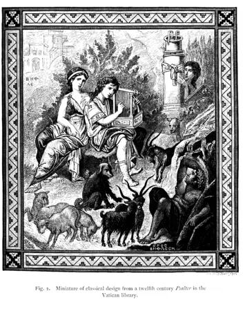 Christian book. Old imageの写真素材