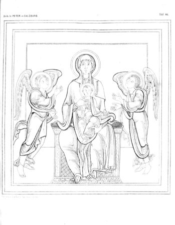 Christian illustration. Old imageの写真素材