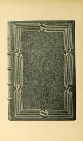 Bookbinding illustration. Retro and old image